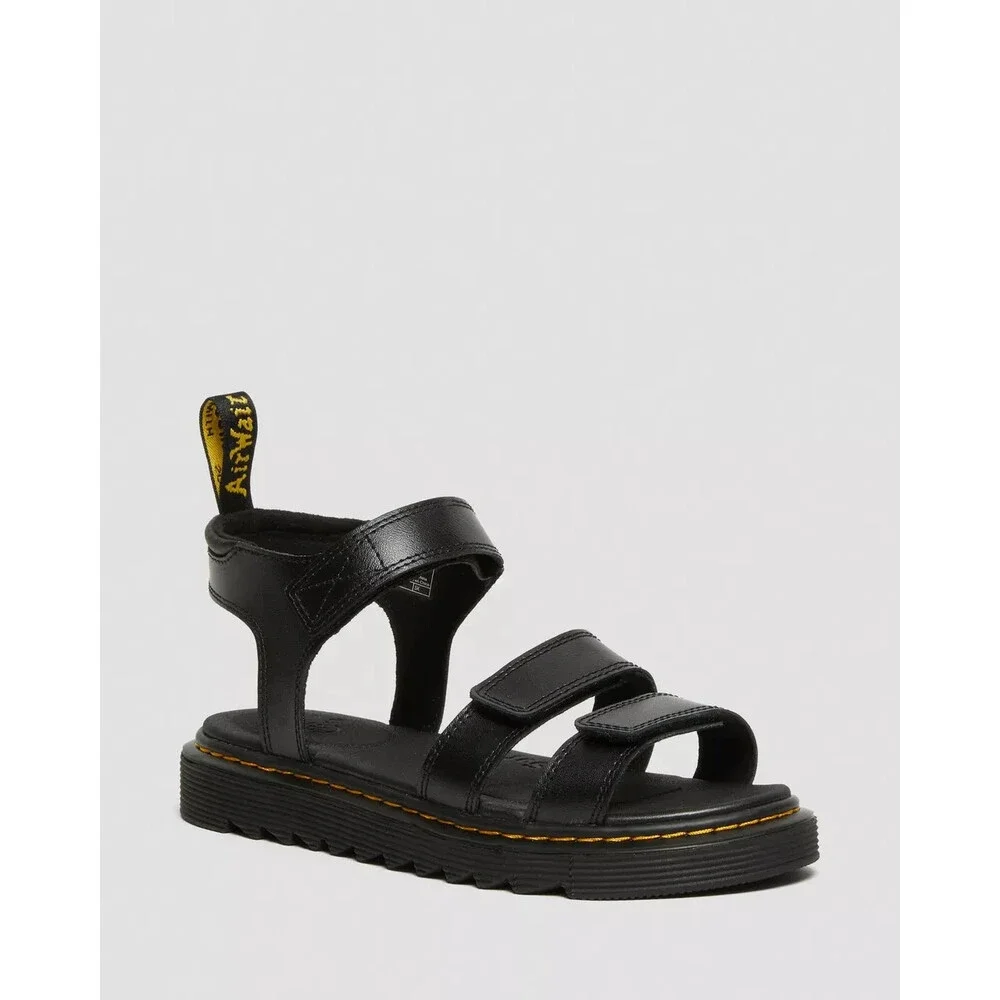Dr. Martens Klaire 26755001 Sandals Kids US 6 M Black Adjustable Strap HTAT1490